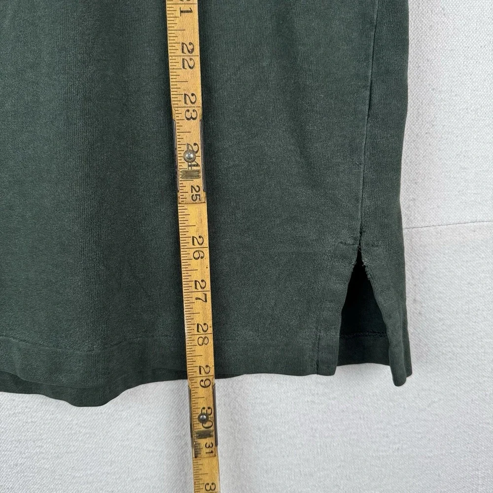 90's Vtg Polo Ralph Lauren Turtle Neck Shirt Men's L Green Soft *Distressed